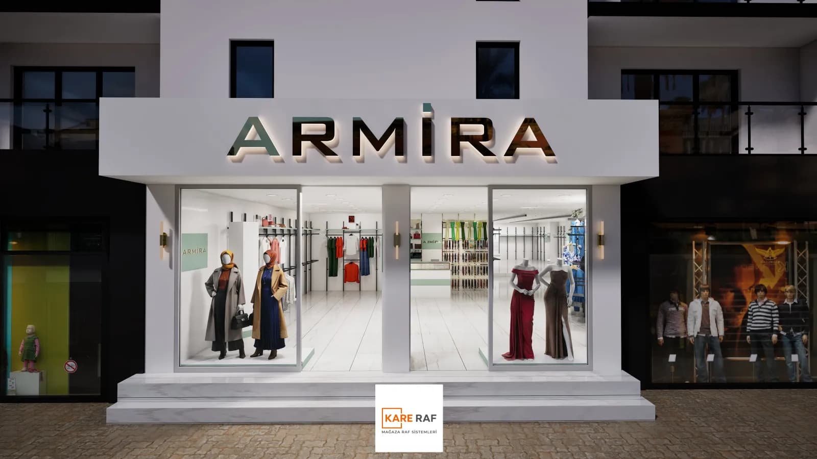 Armira Tesettür Giyim — Gebze — mağaza raf sistemi