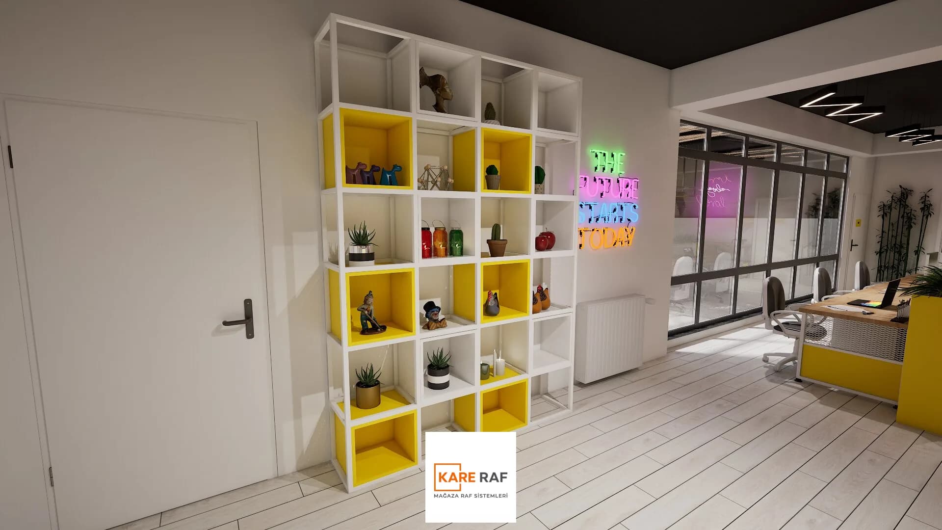 Megyori Tekstil Showroom & Workshop — Ataşehir — mağaza raf sistemi